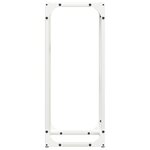 vidaXL Portant de bois chauffage blanc 25x25x60 cm