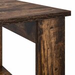 vidaXL Table basse Chêne fumé 51 x 50 x 50 cm Bois d'ingénierie