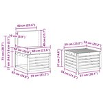 vidaXL Ensemble de canapés d'extérieur 5 pc Blanc et anthracite