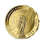 Fifa qatar -  coupe du monde monnaie de 50€ or