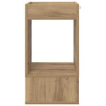 vidaXL Table d'appoint Chêne artisanal 30 x 30 x 56 cm