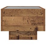 vidaXL Table basse Bois ancien 40 x 40 x 30 cm Bois d'ingénierie