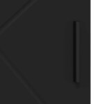 vidaXL Cabinet de salle de bain Noir 30 x 35 x 95 cm Bois d'ingénierie