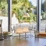 2 lampes de table sans fil TWINS - Cream - H16 cm - LED