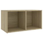 vidaXL Meubles TV 2 Pièces Chêne sonoma 72x35x36 5 cm Bois d'ingénierie