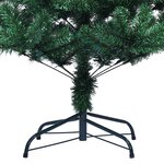 vidaXL Sapin de Noël artificiel pointes iridescentes Vert 180 cm PVC