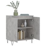 vidaXL Buffet Gris béton 60x35x70 cm Bois d'ingénierie
