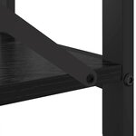 vidaXL Bibliothèque Chêne noir 80 x 30 x 48.5 cm Bois d'ingénierie