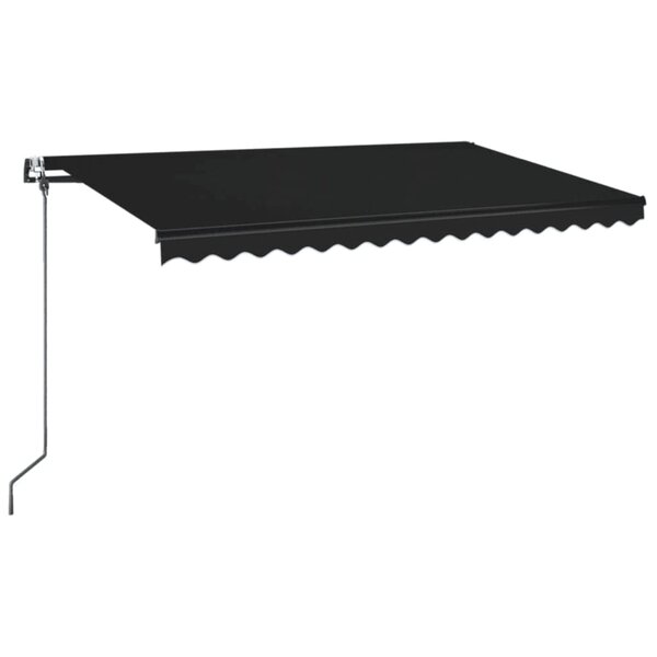 vidaXL Auvent rétractable automatique 400x350 cm Anthracite