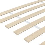 vidaXL Lattes de rechange pour sommier avec 34 lattes 2 pièces 80 x 200 cm