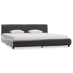 vidaXL Cadre de lit Gris anthracite Similicuir 180 x 200 cm