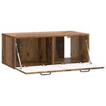 vidaXL Meuble TV mural Bois ancien 78 5 x 41 x 30 cm Bois d'ingénierie