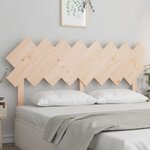 vidaXL Tête de lit 159 5x3x80 5 cm Bois massif de pin