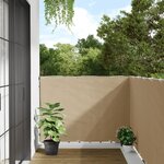 vidaXL Écran de balcon Beige 120x300 cm Tissu Oxford