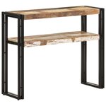 vidaXL Table console 90x30x75 cm Bois de récupération massif