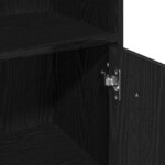 vidaXL Ensemble de mobilier de salle de bain 3 Pièces Chêne noir