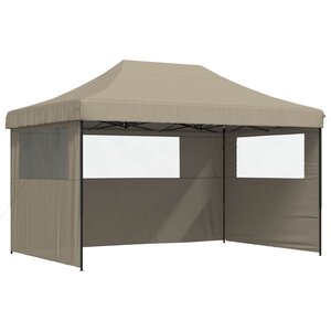 vidaXL Tente de fête Taupe 292 x 440 x 315 cm Tissu Oxford
