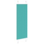vidaXL Store plissé vert pétrole 45x150 cm largeur du tissu 44 4 cm