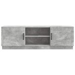 vidaXL Meuble TV Gris béton 150 x 31 x 47 cm Bois d'ingénierie