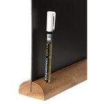 Ardoise de table socle bois