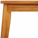 vidaXL Ensemble de jardin bois massif d'acacia