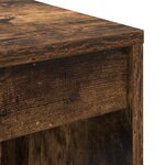 vidaXL Bureau d'écriture Chêne fumé Bois d'ingénierie Compact