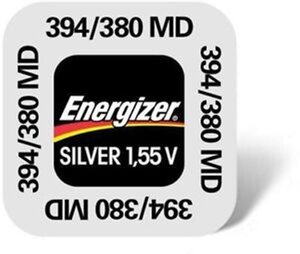 Blister de 1 Pile Oxyde d'Argent pour montres 394/380 SR45 SR936SW 1 55V ENERGIZER