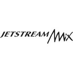 Stylo roller gel rétractable jetstream mix sxn150c/10 pointe moyenne noir x 12 uni-ball