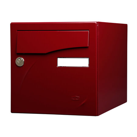 Boîte aux lettres Préface 1 porte rouge pourpre brillant 3004b