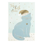 Carte De Vœux Céleste Chat - Draeger paris