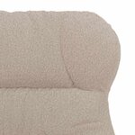 vidaXL fauteuil Gris clair 69 x 74 x 93 cm Tissu Sherpa