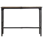 vidaXL Table de bar 150x55x107 cm bois de manguier massif brut