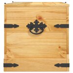 vidaXL Coffre de rangement Pin mexicain Gamme Corona 91x49 5x47 cm