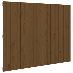 vidaXL Tête de lit murale Marron miel 146 5x3x110cm Bois massif de pin
