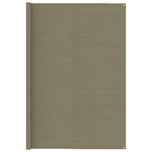 vidaXL Tapis de tente 250x550 cm Taupe