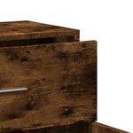 vidaXL Buffet chêne fumé 60x31x70 cm bois d'ingénierie