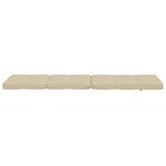 vidaXL Coussins de chaise longue lot de 2 beige tissu oxford