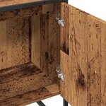 vidaXL Armoire de salle de bain vieux bois 80x33x60 cm bois ingénierie