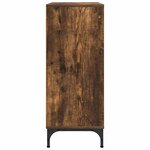 vidaXL Buffet Chêne fumé 79 5 x 33 x 82 cm Bois d'ingénierie
