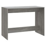 vidaXL Ensemble à manger 3 Pièces Sonoma gris Bois d'ingénierie