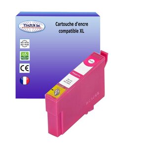 T3AZUR- Cartouche Compatible avec Epson T3593 (35XL) remplace Epson WorkForce Pro WF4720DWF WF4725DWF WF4730DTWF WF4735DTWF WF4740DTWF Magenta