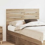 vidaXL Tête de lit Chêne Sonoma 135 cm Bois d'ingénierie