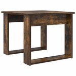 vidaXL Ensemble de tables basses 2 Pièces Chêne fumé Bois d'ingénierie