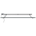 vidaXL Auvent Rétractable Manuel avec LED Jaune et Orange 300x250 cm