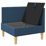 vidaXL Sofa avec rangement Tissu