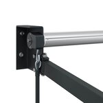 vidaXL Auvent rétractable électrique Vert et blanc 400 × 350 cm