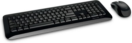 Pack clavier - souris sans fil microsoft wireless desktop 850 - oem (noir)