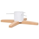 vidaXL Support de sapin de Noël 55x55x15 5 cm