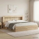 vidaXL Cabinet de Tête de Lit Chêne Sonoma Bois d’ingénierie