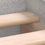 vidaXL Cadre de lit sonoma gris 75x190 cm petit simple bois ingénierie